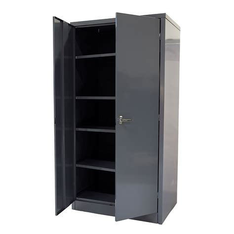 tall steel cabinets|tall metal cabinet with doors.